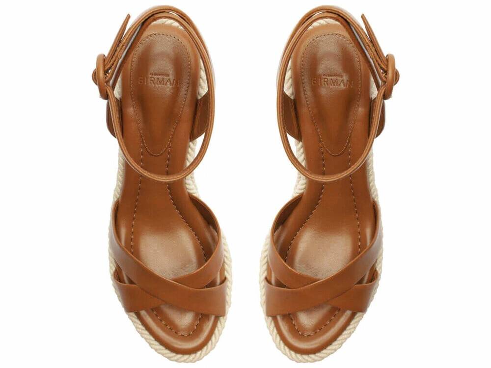 NEW ALEXANDRE BIRMAN women's elle 120 platform sandal in espresso - Picture 2 of 5